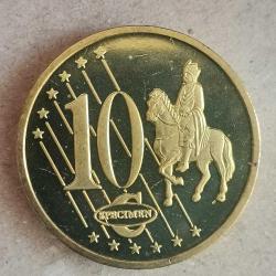 SETTEN ÇIKMA  SPECİMEN  İNGİLTERE   2003    10  EURO CENT   ÇİL  FANTAZİ PARA