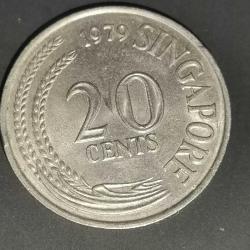 SİNGAPUR  1979   20  CENT