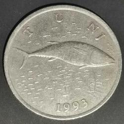HIRVATİSTAN  1993   2  KUNE