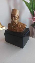 EL OYMA AHŞAP 2.ABDÜLHAMİD HAN HEYKELİ. 14 CM. NADİRATTAN.