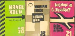 Jean-Pierre Conty — Kanal Yolu + William Irish — Ortadaki Adam + Mignon G. Eberhart — Ölüm Nikah Kıyıyor | Akba Cep Boy Polisiye Roman Lotu