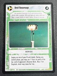 Star Wars Oyun Kartı 1997