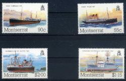 Koleksiyon Pulları, Yük Gemileri,Montserrat İngiliz Kolonisi,4 Pulluk Damgasız Seri,Kia-60