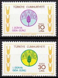 1981 I. DÜNYA GIDA GÜNÜ TAM SERİ MNH