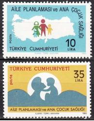 1983 AİLE PLANLAMASI VE ANA ÇOCUK SAĞLIĞI TAM SERİ MNH