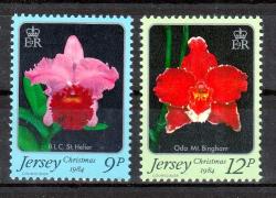 A.2254 1984   ÇİÇEKLER ORKİDELER MNH JERSEY