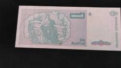 1985 YILI ARJANTİN 1 AUSTRALES HİÇ KULLANILMAMIŞTIR.
