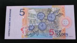 2000 YILI SURİNAM  5 GULDEN A SERİSİ  HİÇ KULLANILMAMIŞTIR.