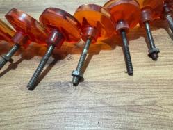 Antika / Retro Numaralı Bakalit Kapı Kulpları 12 Adet