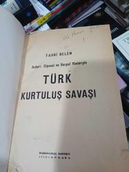 Türk Kurtuluş Savaşı / Askeri,Siyasi ve Sosyal Yönleriyle  Şahıs Cildinde