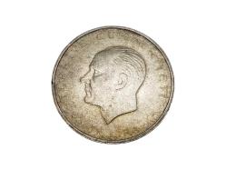 1960 DARBESİ GÜMÜŞ 10 LİRA HATIRA PARA