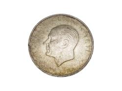 1960 DARBESİ GÜMÜŞ 10 LİRA HATIRA PARA