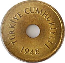 Türkiye Cumhuriyeti  1948 Yılı 2.5 Kuruş Çil    (TCMK0001)