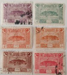 1922 TÜRKİYE BÜYÜK MİLLET MECLİSİ SERİSİ ORİJİNAL DAMGALI TAM SERİ 4M1LL1 ÇOK NADİR