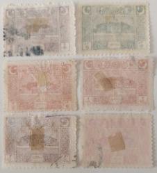 1922 TÜRKİYE BÜYÜK MİLLET MECLİSİ SERİSİ ORİJİNAL DAMGALI TAM SERİ 4M1LL1 ÇOK NADİR