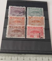 1922 TÜRKİYE BÜYÜK MİLLET MECLİSİ SERİSİ ORİJİNAL DAMGALI TAM SERİ 4M1LL1 ÇOK NADİR