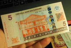 SURİNAME 5 DOLAR ÇÇT*
