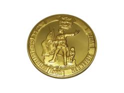 TÜRK SİLAHLI KUVVETLERİ MEHMETÇİK VAKFI ALTIN KAPLAMA BÜYÜK BOY MADALYA