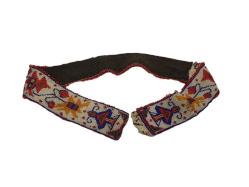 OSMANLI DÖNEMİ AY YILDIZLI BONCUK İŞLEME KEMER