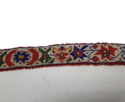 OSMANLI DÖNEMİ AY YILDIZLI BONCUK İŞLEME KEMER