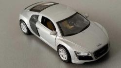 AUDİ R8 KAPILAR VE KAPUT AÇILABİLİYOR PİİLİ FARLAR YANIYOR.PİL OLMADIĞI İÇİN DENEMEDİ. ÇEK BIRAK . .DÖKÜM 1/43 ÖLÇEK KOLEKSİYON. KULLANILMAMIŞTIR . SIFIR GİBİ SADECE ÖN CAMDA ÇOK KÜÇÜK ÇİZİKLER VAR.RESİMDE GÖRÜLDÜĞÜ GİBİ