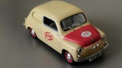 SOLİDO Seat 600 D Commercial Frigo 1965 MODEL  SIFIR  HİÇ KULLANILMAMIŞ .ORJİNAL AMBALAJINDA.1/48 ÖLÇEK  KOLEKSİYON ÜRÜNÜ