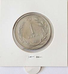 Türkiye Cumhuriyeti 1967 1 Lira TERS/ DÜZ Takım  (TCMK0003)