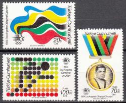 1984 LOS ANGELES OLİMPİYAT OYUNLARI TAM SERİ MNH