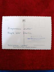 Dönem ürünü bayram tebrik kartı kartpostal