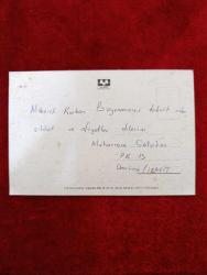 Dönem ürünü bayram tebrik kartı kartpostal