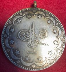 OSMANLI MEHMED REŞAD 1909-1918 ( AH 1327-1336)  20 KURUŞ GÜMÜŞ 1327/9