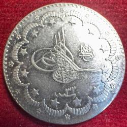 OSMANLI ABDÜLHAMİD 1876-1909  ( AH 1293-1327)  5 KURUŞ  GÜMÜŞ 1293/32