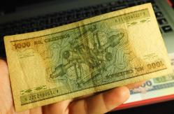 BRAZİLYA 1000 CRUZEIROS TEMİZ