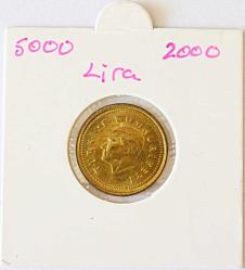 Türkiye Cumhuriyeti 1996 Yılı 2000  Lira Az Bulunur   (Nadir )  (TCMK0008)