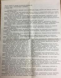 BÜLENT ECEVİT'İN ANKARA SIKIYÖNETİM KOMUTANLIĞI 2. NO'LU ASKERİ MAHKEMSİNDEKİ SAVUNMASI, 6 Temmuz 1982 (Daktilo)