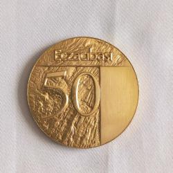 ECZACIBAŞI 50'NCİ YIL - ALTIN KAPLAMA HATIRA MADALYON