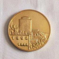 ECZACIBAŞI 50'NCİ YIL - ALTIN KAPLAMA HATIRA MADALYON