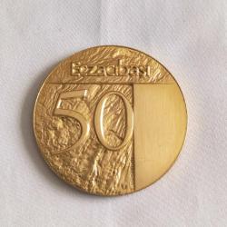 ECZACIBAŞI 50'NCİ YIL - ALTIN KAPLAMA HATIRA MADALYON