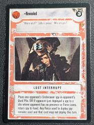 Star Wars Oyun Kartı 1998