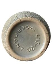 Antika West Almanya Tuz Sırlı El Boyaması Süt Sürahisi