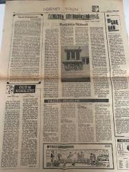 DÜNYA GAZETESİ - DOĞUM GÜNÜ HEDİYESİ (TURKISH NEWSPAPPER) - 4 MAYIS 1968 - SADECE TEK YAPRAKTIR -Nezih Uzel-John Ferguson-Muharrem Atlıkan-M. Emin Aytekin-Taylan Sorgun-Sinan Akay-Turan-29 Nisan olayları tahrik yüzünden çıkmıştır-Almanya’daki işçilerin durumu ile ilgili görüşmeler başladı-Kızı için kendini feda etti-Üç yaşındaki çocuğunu kurtardı kendisi öldü-Bodrumdaki bir masa milyonlar değerinde-Kesime rağmen et fiyatları ucuzlamıyor-On yıl mahkûm olan sanık hâkime saldırdı-Seçim propagandaları 12 Mayıs’ta başlayacak-Ordu ve disiplin-Anayasa Mahkemesi toplandı-Açık bir israf örneği-Zararlı yayınlarla mücadele edilecek-Tarım Kütüphanesi-Bergama Mabedi-Dışardan-Ölüm korkusu-Pratik bilgiler