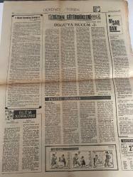 DÜNYA GAZETESİ - DOĞUM GÜNÜ HEDİYESİ (TURKISH NEWSPAPPER) - 27 NİSAN 1968 - SADECE TEK YAPRAKTIR -Nezih Uzel-Cevdet Yakup-John Ferguson-Muharrem Atlıkan-A. P. Genel Merkezinin teşkilâta baskısı yoktur-Dekan Müftüoğlu hazin bir törenle toprağa verildi-Kızılay’ın 100. Genel Kurulu dün toplandı-Haraççılar bir tüccarı ölüm ateşine tuttu-Yurt dışına sahte belgelerle insan kaçırıyorlarmış-Bir sanık dün Gazetemiz foto muhabirinin makinasını kırdı-İntihar ettiği ileri sürülen genç kadın cinayete kurban gitmiş-At ve eşek eti satanlar yakalandı-Kiralar ve ihaleler için yargıtay kararı-Öztrak ve Paksüt Trakya’da-İkinci Kurtuluş Savaşı-Doğu’ya hücum 2-Dışardan-Ölüm korkusu-Pratik bilgiler