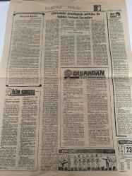 DÜNYA GAZETESİ - DOĞUM GÜNÜ HEDİYESİ (TURKISH NEWSPAPPER) - 23 TEMMUZ 1970 - SADECE TEK YAPRAKTIR -Süleyman Demirel-Bülent Ecevit-Fahri KURTULUŞ-Ali DOĞUKAN-Muhterem SELİMOĞLU-Amerika’ya hayret ve üzüntümüzü bildirdik-Ayın fethinin birinci yılı fatihler tarafından kutlandı-Altı Arap komandosu bir Yunan uçağını işgal etti-1973 e kadar su sıkıntısı devam edecek-Yirmi milyar liralık bir yatırım yapılacağı açıklandı-Emlak ve bina vergisinde muaflık sınırı genişletildi-Bir parlamento heyetimiz Japonya’ya gidiyor-Küçük sanayi sitelerine kredi yardımı yapılıyor-B Ecevit CHP’yi tüketip gidecek-Politika-Üniversite Özerkliği-Üniversite gençliğinin politika ile ilgisini kesmek lazımdır-Dışardan-Ölüm korkusu-Pratik bilgiler-Takvim