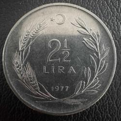 Türkiye 2 ½ Lira 1977
