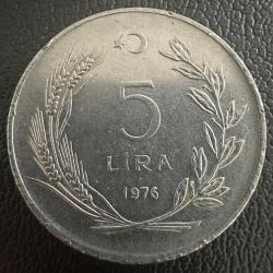 Türkiye 5 Lira 1976