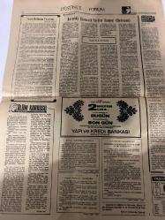 DÜNYA GAZETESİ - DOĞUM GÜNÜ HEDİYESİ (TURKISH NEWSPAPPER) - 6 TEMMUZ 1970 - SADECE TEK YAPRAKTIR -İsmet İnönü-Bülent Ecevit-Süleyman Demirel-İhsan Sabri Çağlayangil-Neşet Akif Atasoy-Reşit Akif Atasoy-İsmet İnönü bile önleyemedi-CHP Kurultayında kavgalar-Delegeler sık sık yumruklaştılar-Komünist anarşistlerin tecavüzü lanetleniyor-Türk ve Rum bölgelerinde ayrı ayrı seçim yapıldı-Ateşli silah taşıma cezasının arttırılması suç sayısını azaltacak-Yüksek fırının istihsali 1972 de yüzde 50 artacak-Trafik kazalarında 4 ölü dört yaralı var-İzmir e gelen turist sayısında azalma oldu-Tarım Reformu Tasarısı-Karşılıklı Ekonomik Yardım Konseyi Comecon-Ölüm korkusu-Karga bana dedi ki-Solceden seçilenler-Yapı ve Kredi Bankası ilanı