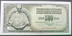 YUGOSLAVYA 500 DİNAR  (1979)-ÇİL