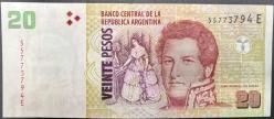 ARJANTİN 20 PESOS  (2011)-ÇİL