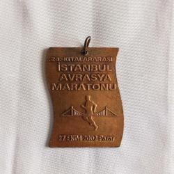 24. KITALARARASI AVRASYA MARATONU İSTANBUL 2002 - Hatıra Madalyası