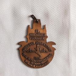 21. KITALARARASI AVRASYA MARATONU İSTANBUL 1999 - Hatıra Madalyası